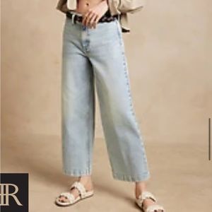 NWOT Banana Republic wide leg jeans